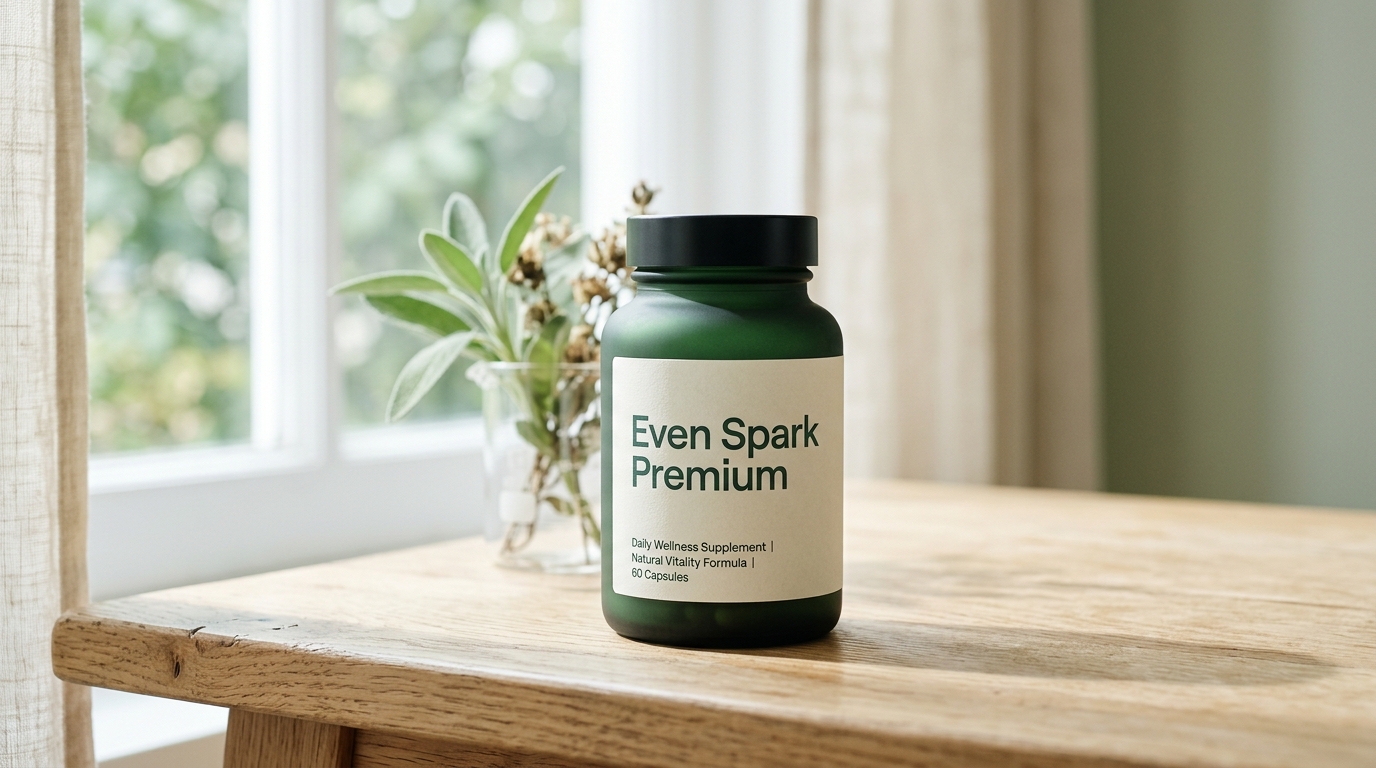 Банка Even Spark Premium на світлому столі біля вікна